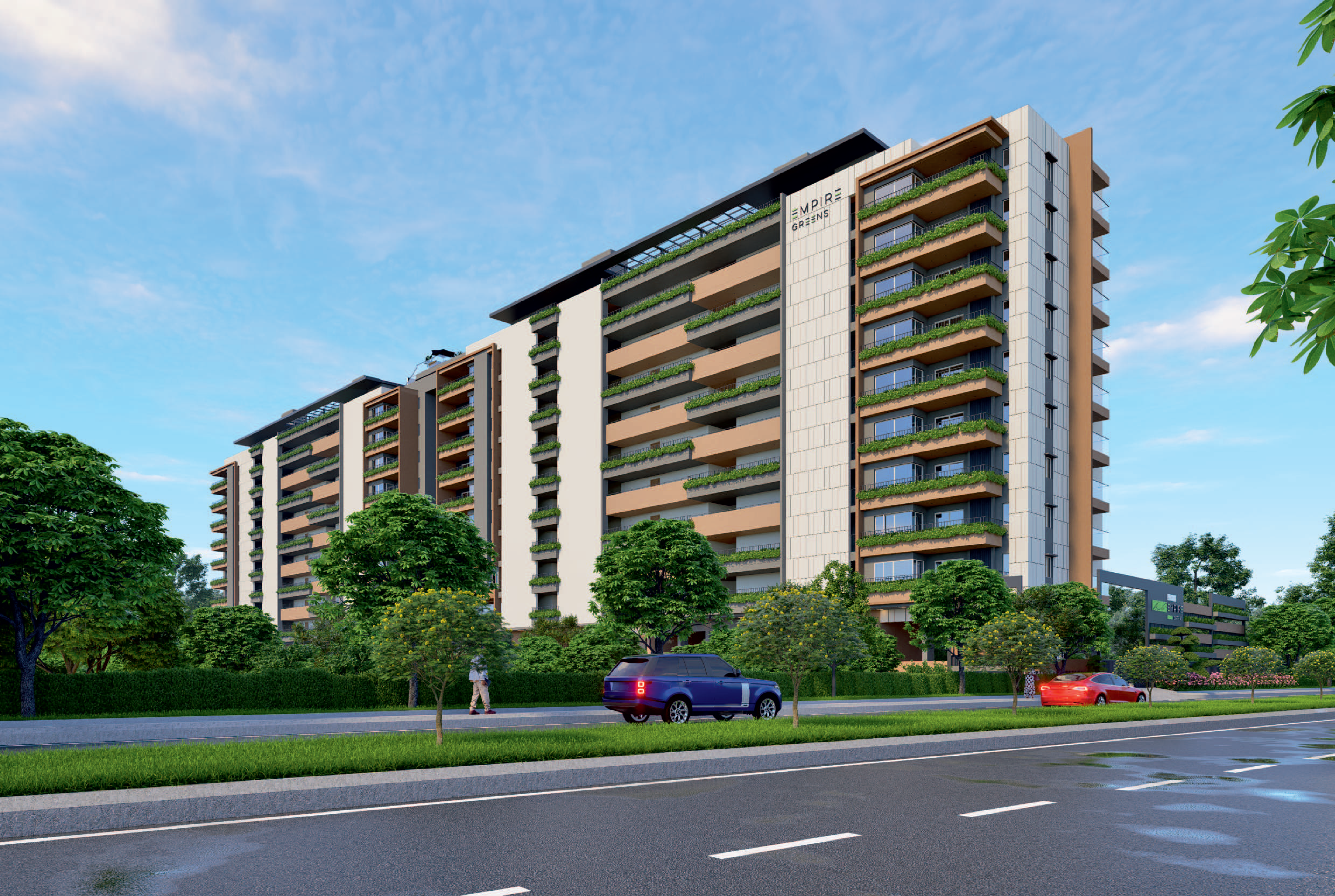 Empire Greens two towers day view