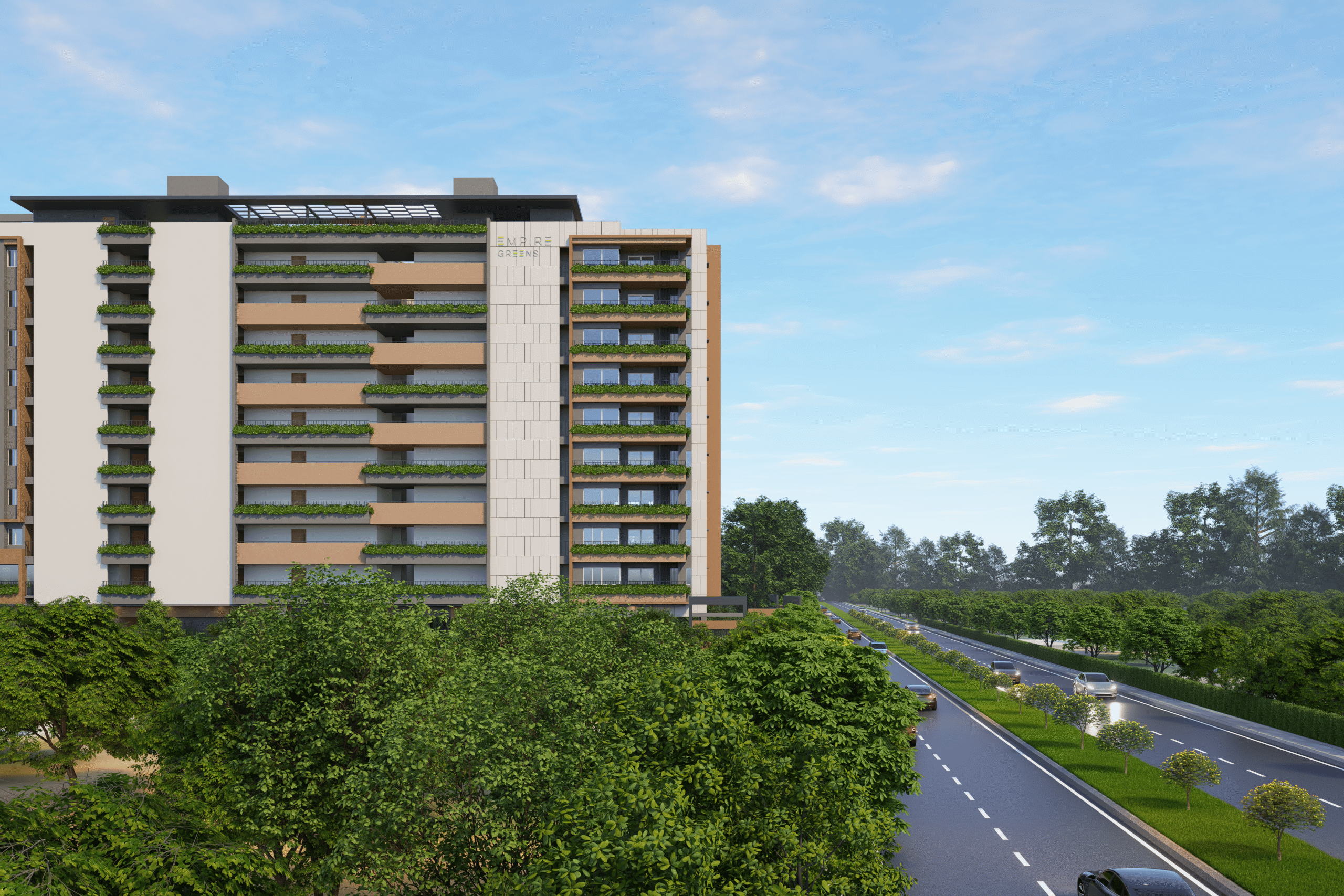 Empire Greens aerial view