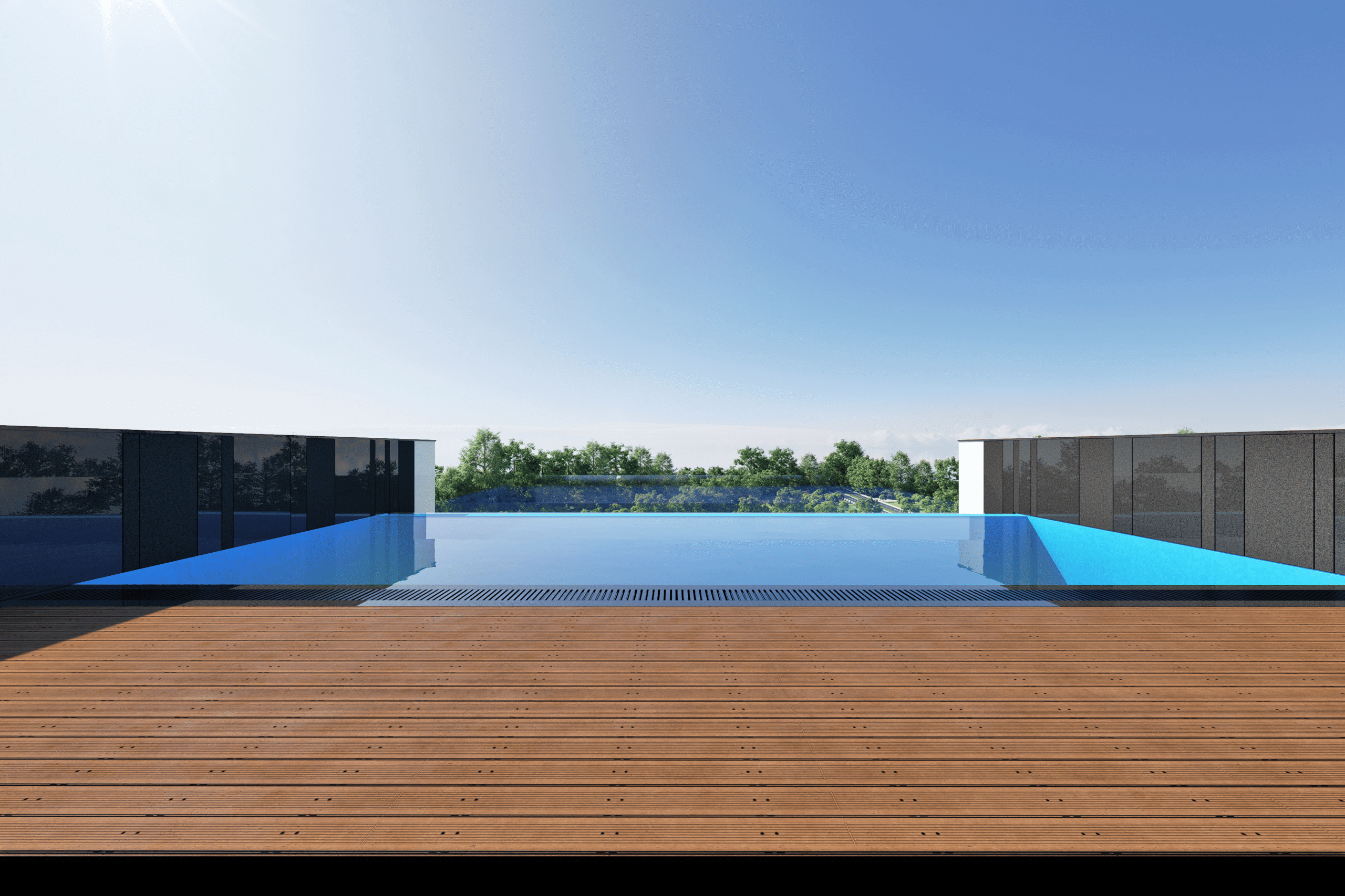 Signature rooftop amenities
