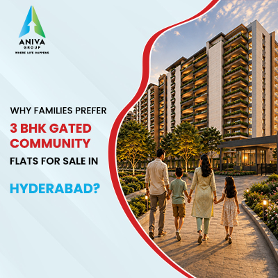 Why Families Prefer 3 BHK Gated Community Flats for Sale in Hyderabad?